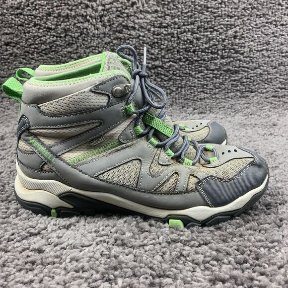 Merrell Women's Mid Waterproof Wild Dove Summer Green  Hiking Shoes Size 9 - Picture 3 of 8